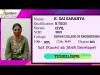 Embedded thumbnail for saisaranya3112000@gmail.com